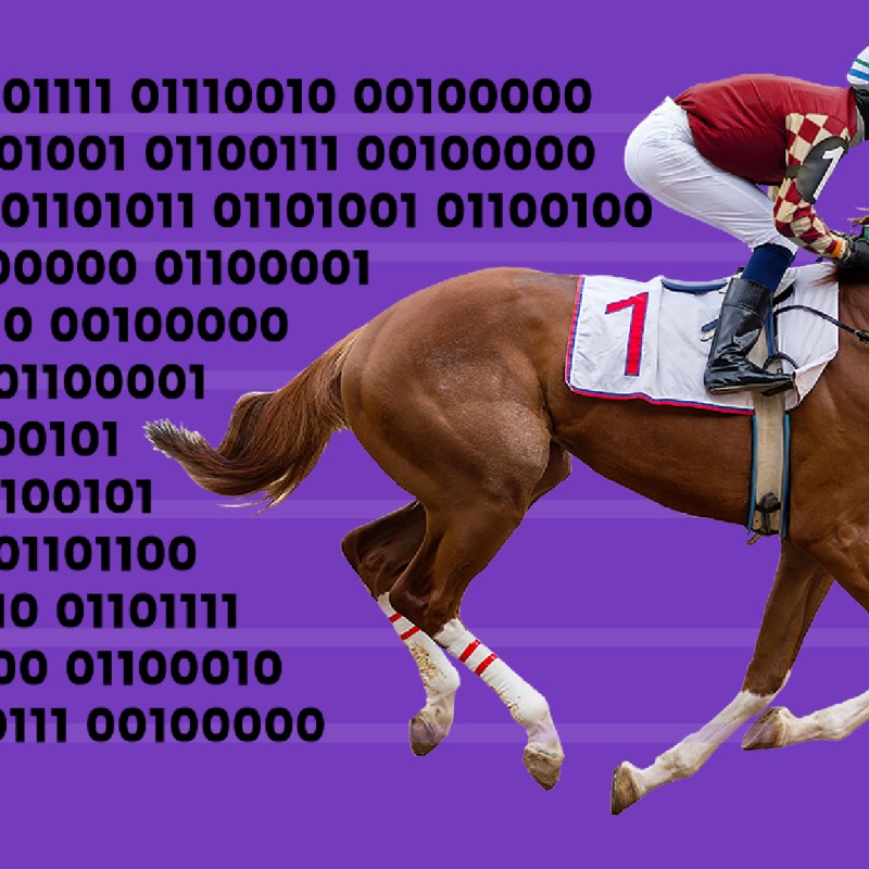 Horse Running Derby Tech at the Derby