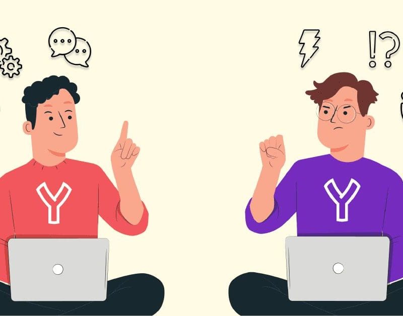 Respond vs react