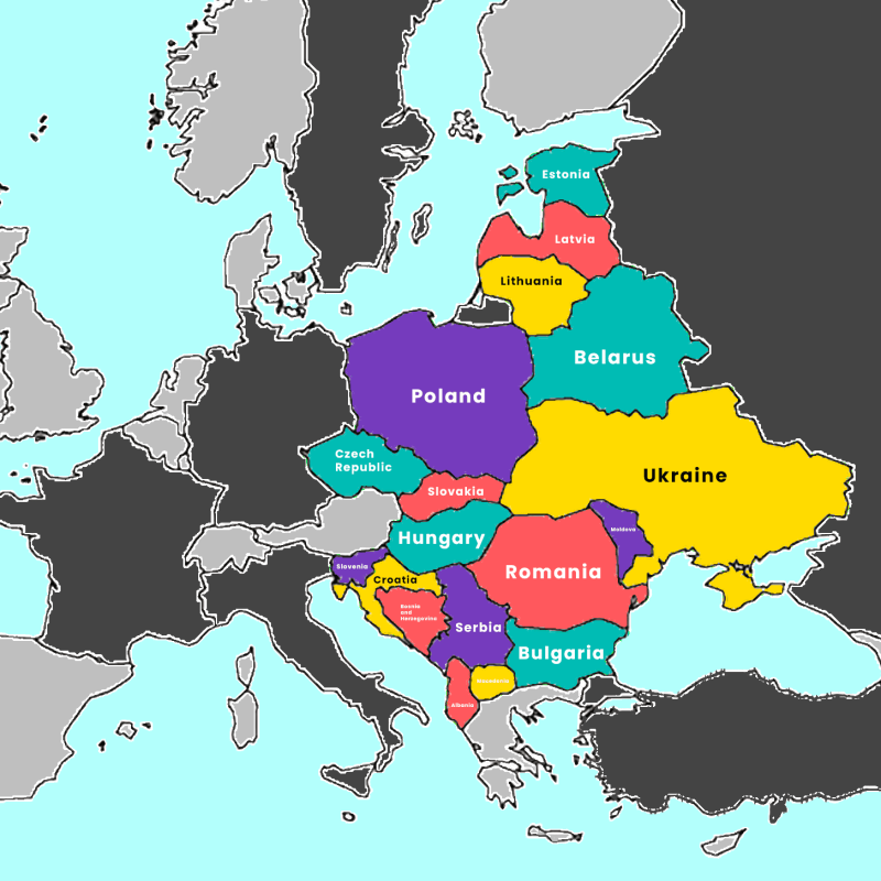 Eastern European Map