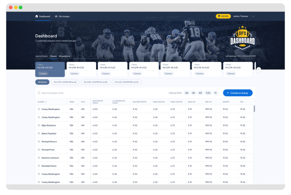 DFS Dashboard - Dashboard
