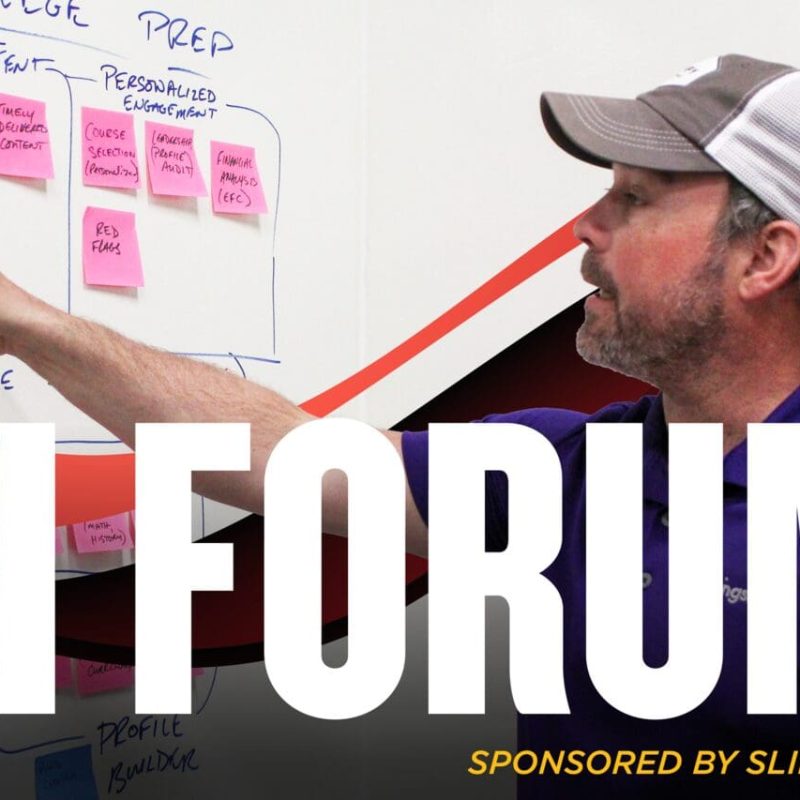 AI Forum at Uofl - Steve pointing to post its